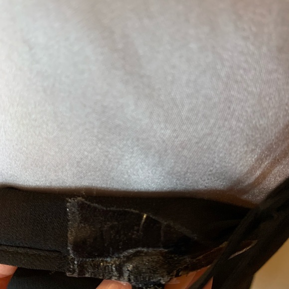 Theory silk black dress, size 8, with slip - Picture 14 of 15